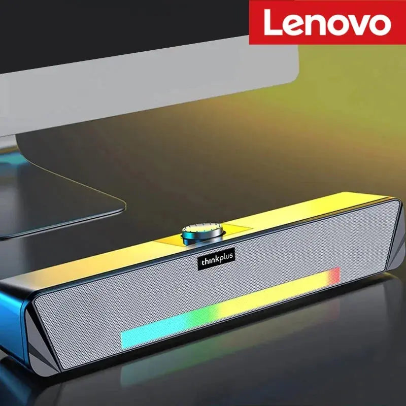 Lenovo TS33 Original For Desk Computer Subwoofer AUX 360 Home Movie Bluetooth 5.0 Speaker Surround Sound Bar Audio Speaker DS