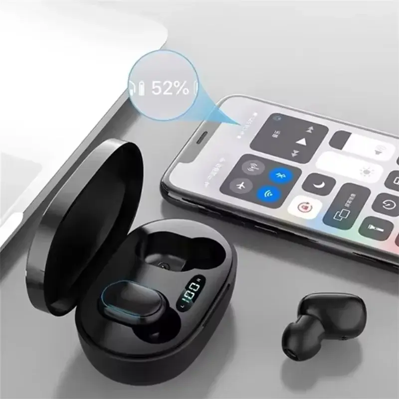 Original E7S Wireless Bluetooth Headset with Mic LED Display Earbuds for iPhone Xiaomi TWS Earphone Bluetooth Headphones earbuds Torange