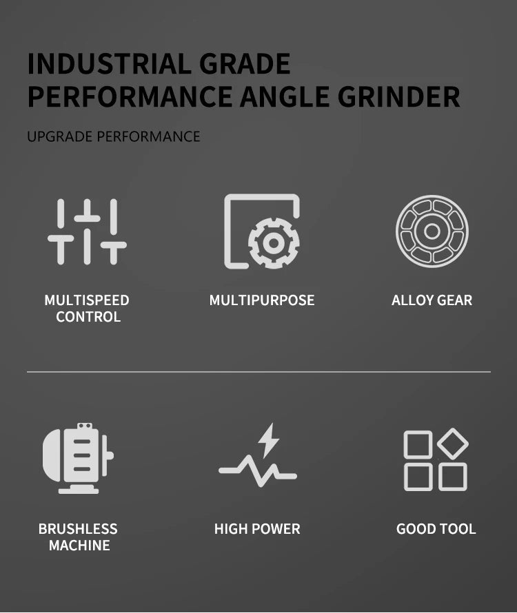DEWALT DCG406 Kit 100/125MM 20V Angle Grinder Brushless Maglev Metal Cutting Charging Angle Grinder No Battery