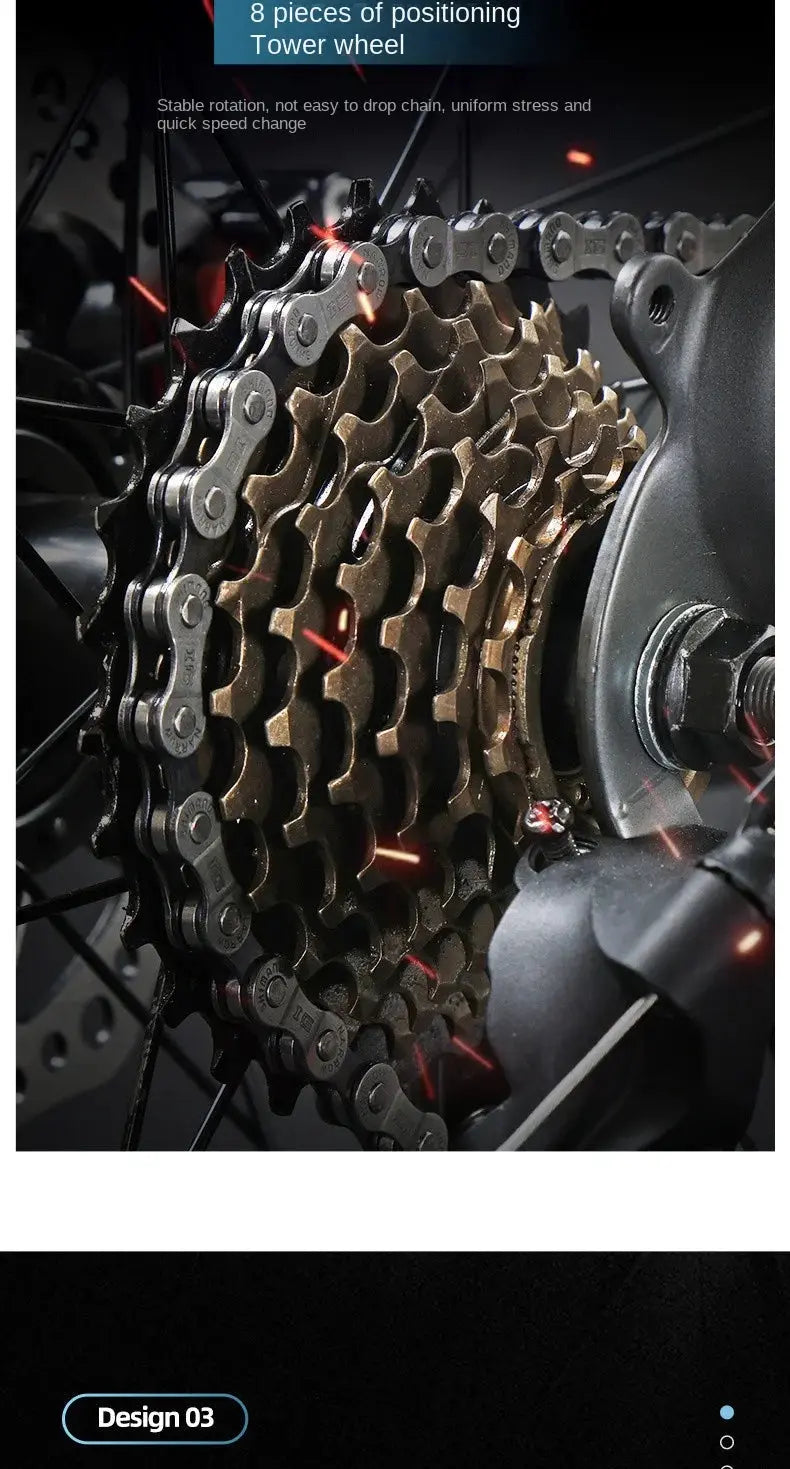 FJ Bend High Carbon Steel Variable Speed Wind Shock Absorber Road Bike Torange