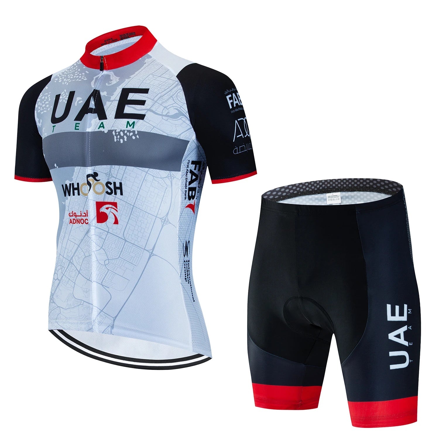 2025 UAE Cycling Jersey Set MTB Uniform Bike Clothing Summer Breathable Bicycle Shirt Ropa Ciclismo Bib Pants Maillot Ciclismo Torange
