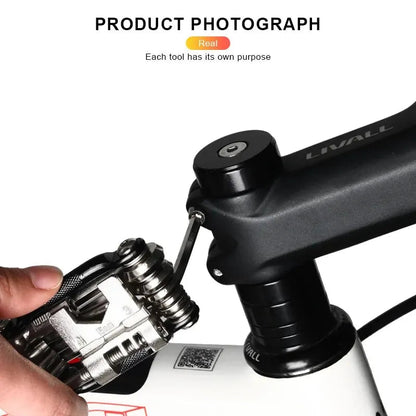 RIDERACE Bicycle Multi Tool Chain Splitter Cutter Multifunction For MTB Mountain Road Bike Wrench Screwdriver Repair Multitool Torange