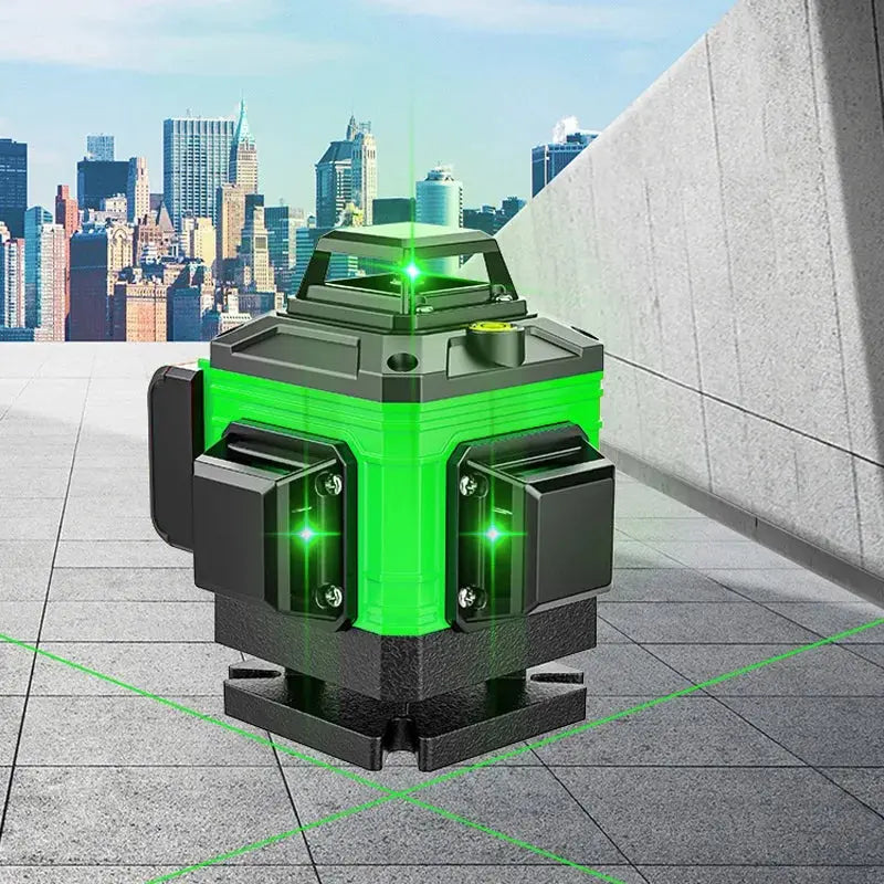 4D Professional Laser Levels 16 Line Battery 360 Horizontal Vertical Cross Light Laser Level Self-Leveling Measure Laser Beam Torange