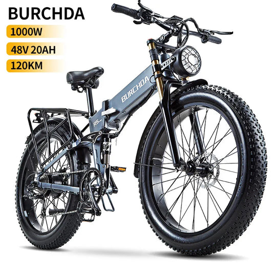 JINGHMA R5PRO Electric Bicycle 4.0 Fat Tire Ebike 1500W 50KM/H 48V 20Ah  Electric Bike Men's Mountain E-bike Off-Road Bike