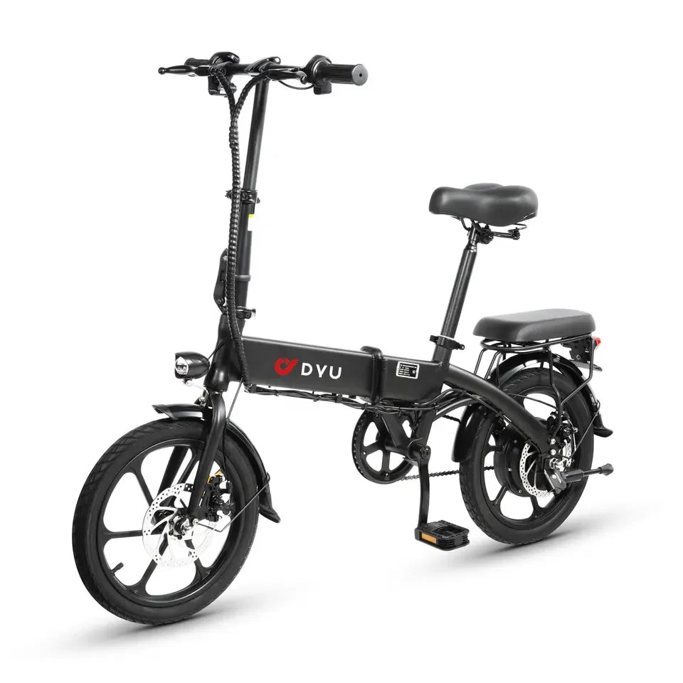 DYU A1F Pro Electric Bike 250W Folding Electric Bicycle 36V 7.5AH Lithium Battery Max Speed 25km/h 16 Inch Mini Assist Ebike