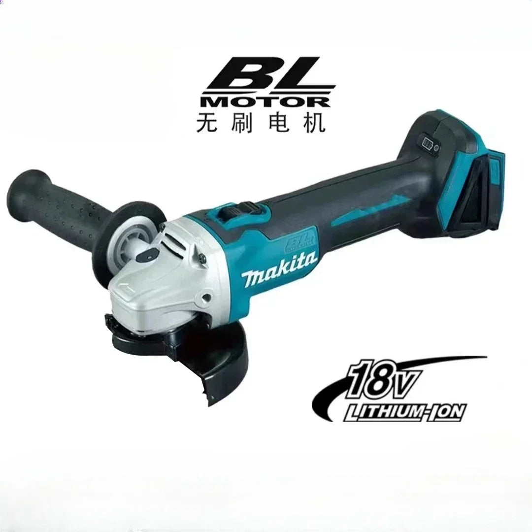 Makita 18V DGA404 Brushless Lithium Electric Angle Grinder Rechargeable Cutting Machine High Power Polishing Machine