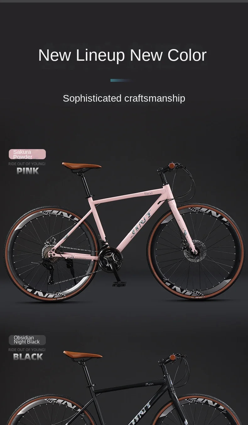 High Carbon Steel Road Bike