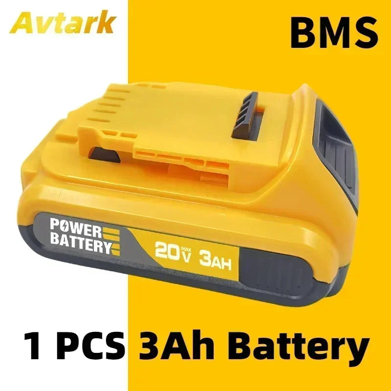 100% Original DCB200 12.0Ah Replacement 20V Battery For Dewalt  replacing lithium batteries 18V DCB184 DCB206 DCB205 DCB204-2
