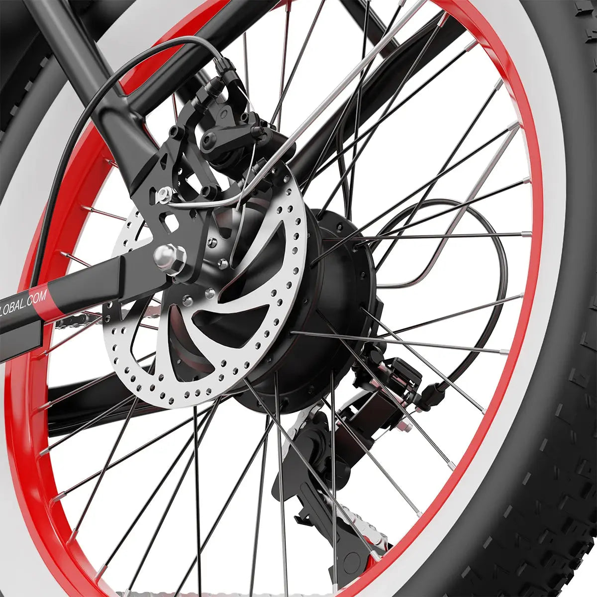 ONESPORT OT16-2 Folding E-Bike, 20'' Tires, 250W Motor, 48V 17Ah Battery, Shimano 7-Speed, 25km/h, Disc Brakes Torange