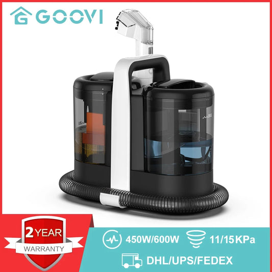 GOOVI Spot Cleaner 600/450W 15/11KPa Handheld Carpet Cleaner for Sofa Curtain Spray Suction Integrated Machine Clean Machine