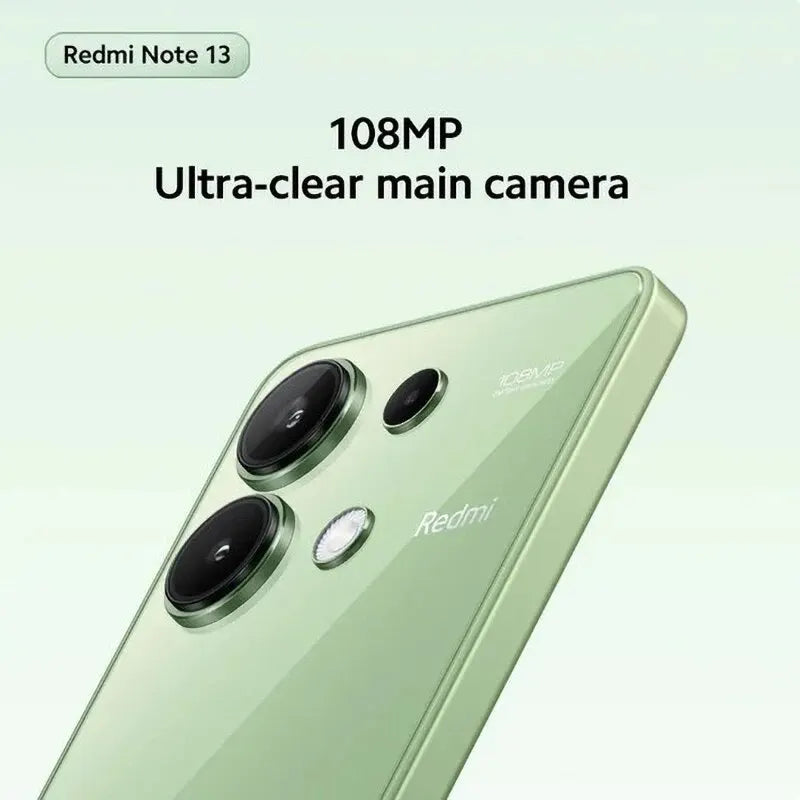 Xiaomi Redmi Note 13 4G Mobile Phone 6.67" AMOLED Screen 120Hz Snapdragon 685 Octa Core CPU 108MP Triple Camera - Torange
