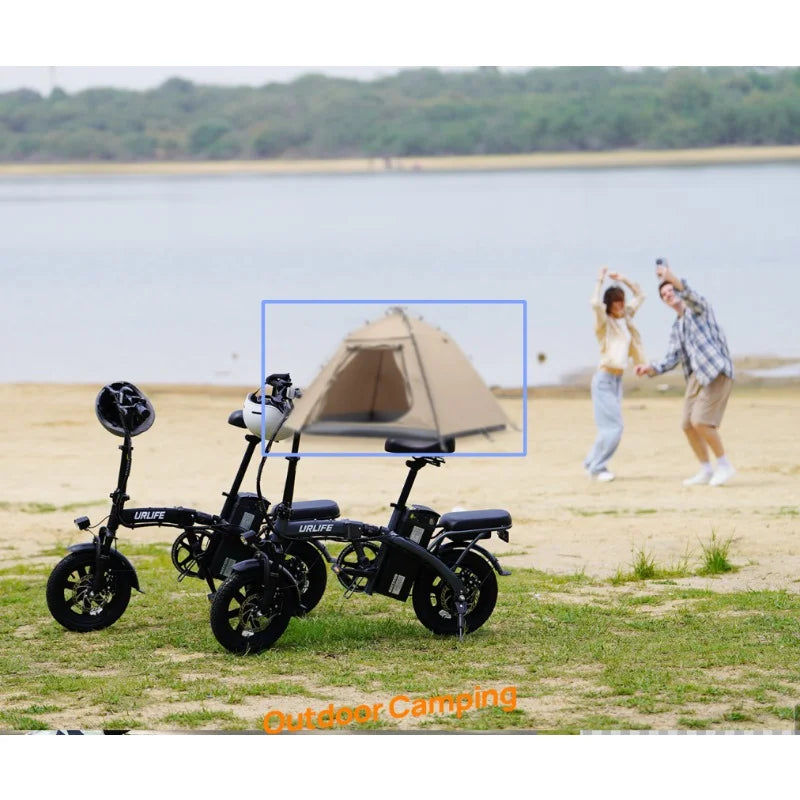 URLIFE F1L E-Bike 350W Brushless Motor 48V7.8AH Battery Adult Portable Electric Bike 14 In Tire City Commuting Electric Bicycle Torange