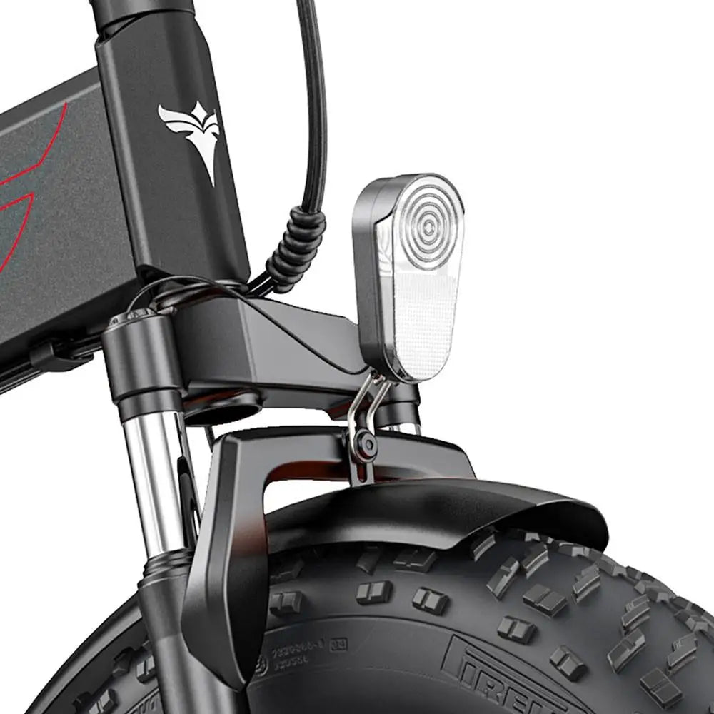 ENGWE EP-2 Pro Folding Electric Bike, 250W Motor 20*4.0 inch Fat Tire 48V 13Ah Battery 25km/h Max Speed 120km Range -Black
