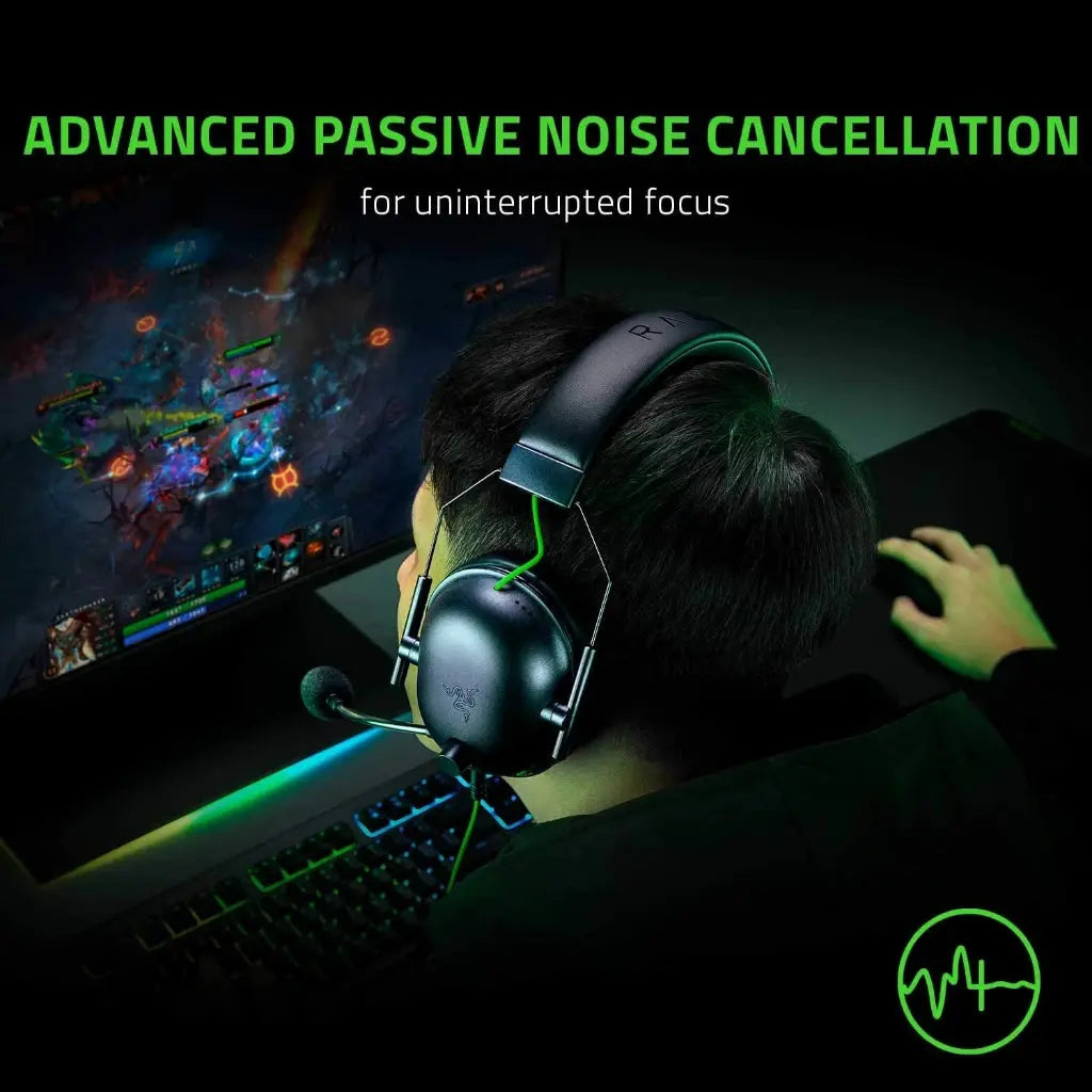 Razer BlackShark V2 X Headphone Wired Gaming Headset: 7.1 Surround Sound- Game For PS4,PS5, Nintendo Switch, Xbox Torange
