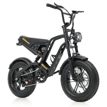 Electric Bike Hidoes B6Mini 500W High Speed Motor 48V10.4AH Battery  Electric Bicycle 16 Inch Off-road Air Fat Tire Adult E-bike Torange