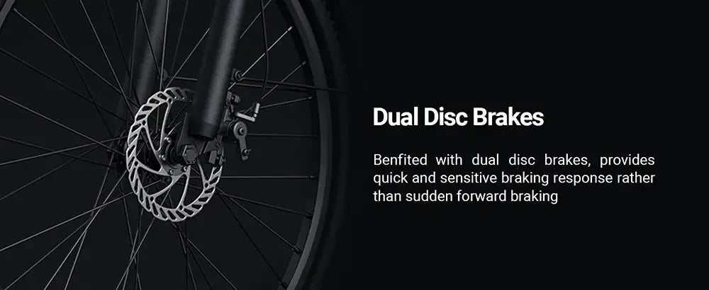 Electric Bicycle DYU C5 350W Brushless Motor 48V10AH Built-in Lithium Battery E-bike 27.5 Inch Tire Adult Urban Electric Bike