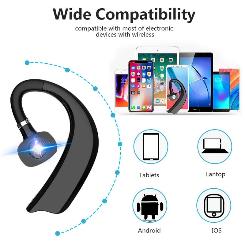 Business Bluetooth Earphone HIFI Sound Quality Noise Cancelling Long Standby Wireless Headphone Gaming Music Headset With HD Mic