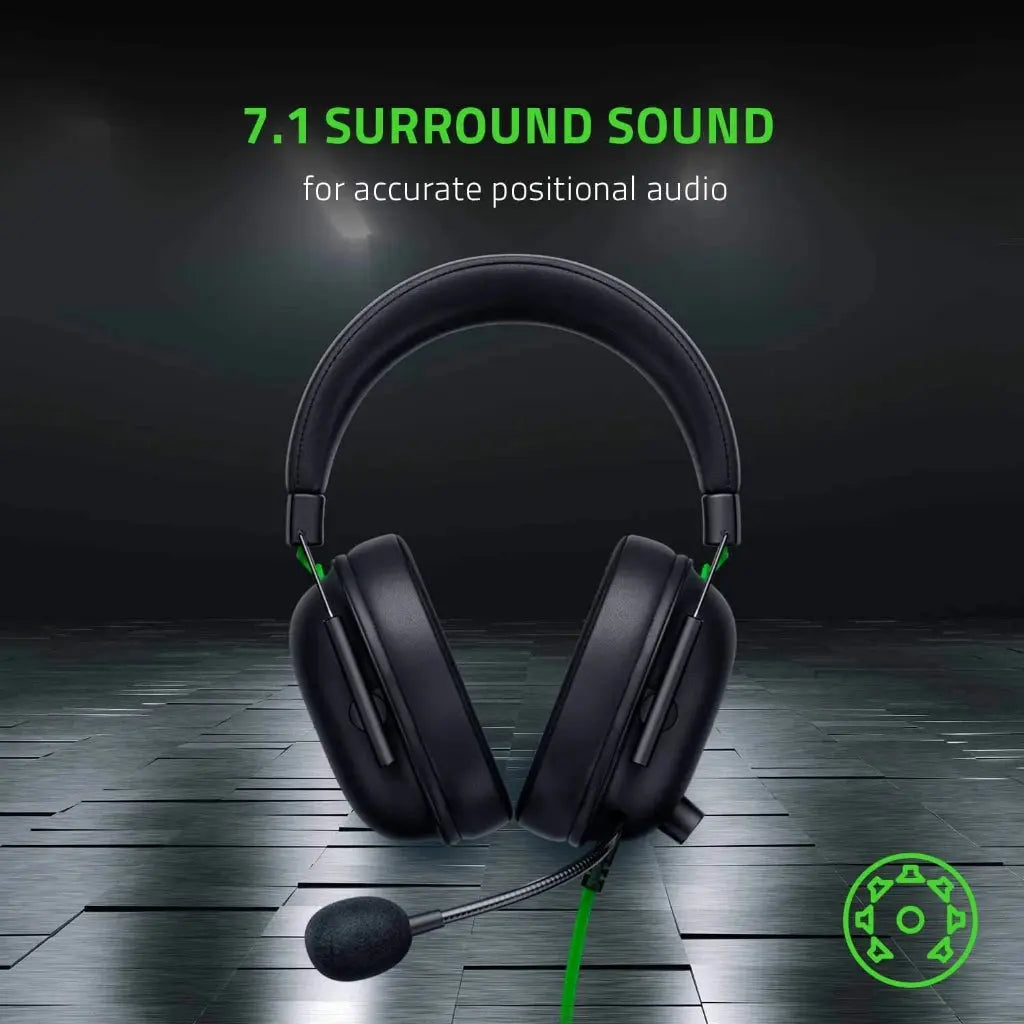 Razer BlackShark V2 X Headphone Wired Gaming Headset: 7.1 Surround Sound- Game For PS4,PS5, Nintendo Switch, Xbox Torange