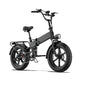 URLIFE Electric Bicycle T5 1500W Brushless Motor 48V13AH Battery Snow E-Bike 20.4.0-Inch Fat Tire Full Suspension  Electric Bike Torange