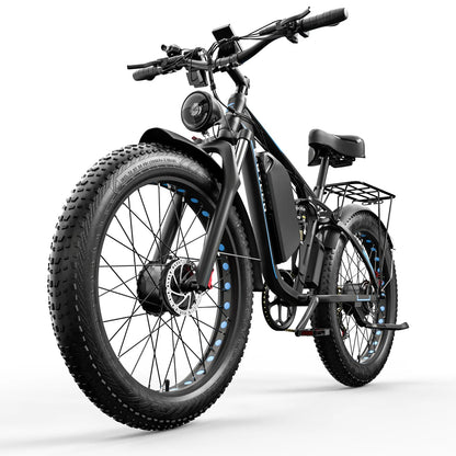 Electric Bike E-BYCCO EB7Pro 2000W Powerful Motor 52V23Ah Battery Adult E-Bike 26*4.0 Inch Fat Tire All Terrain Electric Bicycle Torange
