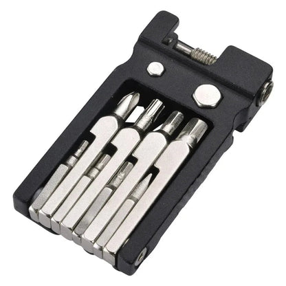 Mountain Bicycle Tools Bike Bicycle Repair Tools Kit Hex Spoke Wrench Mountain Cycle 16 in 1 Screwdriver Sets  Riding Aquipmen Torange