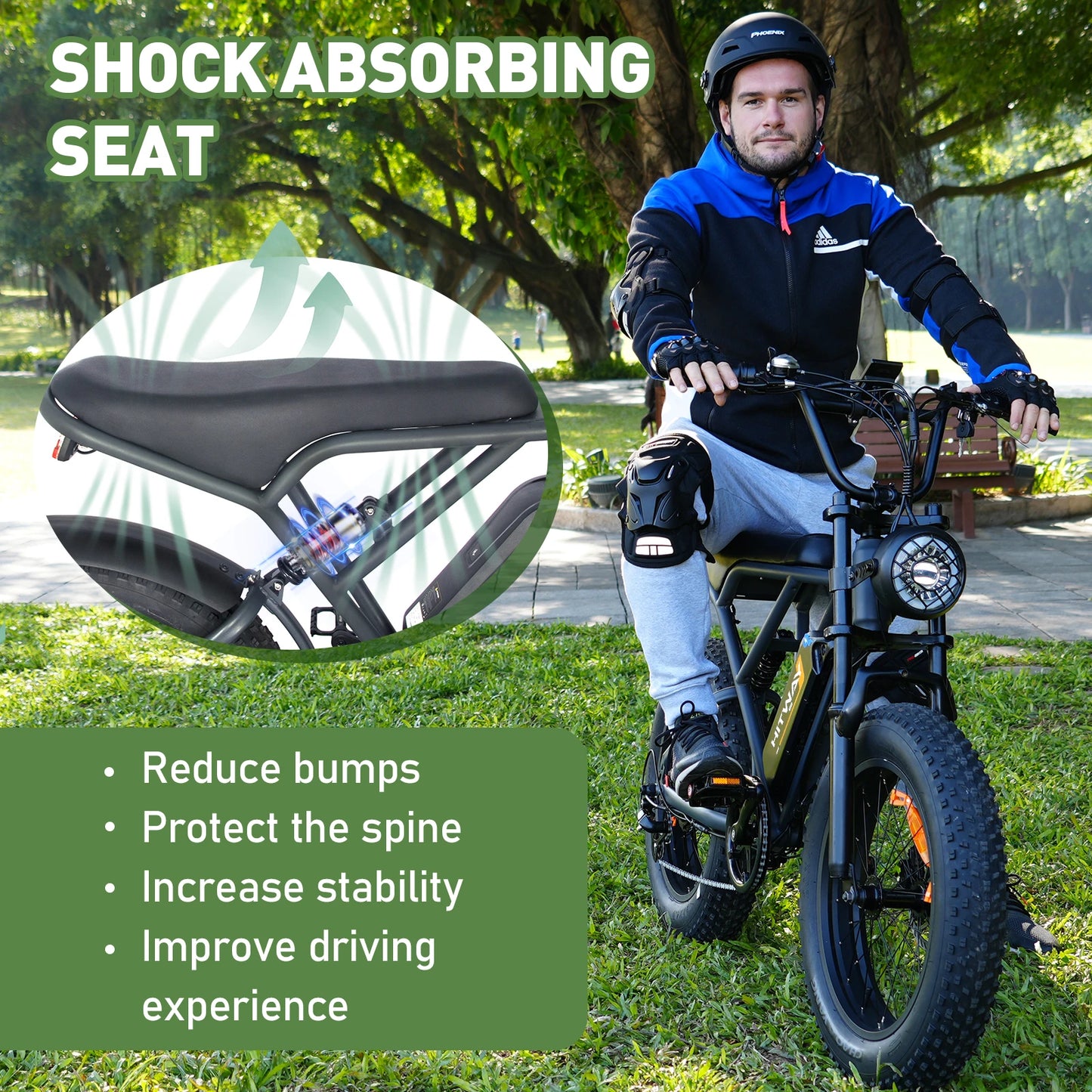 New Arrival HITWAY 20INCH Electric Off Road Bicycle Long Range 80KM EU Warehouse Stock Spoked Wheel Electric Bike
