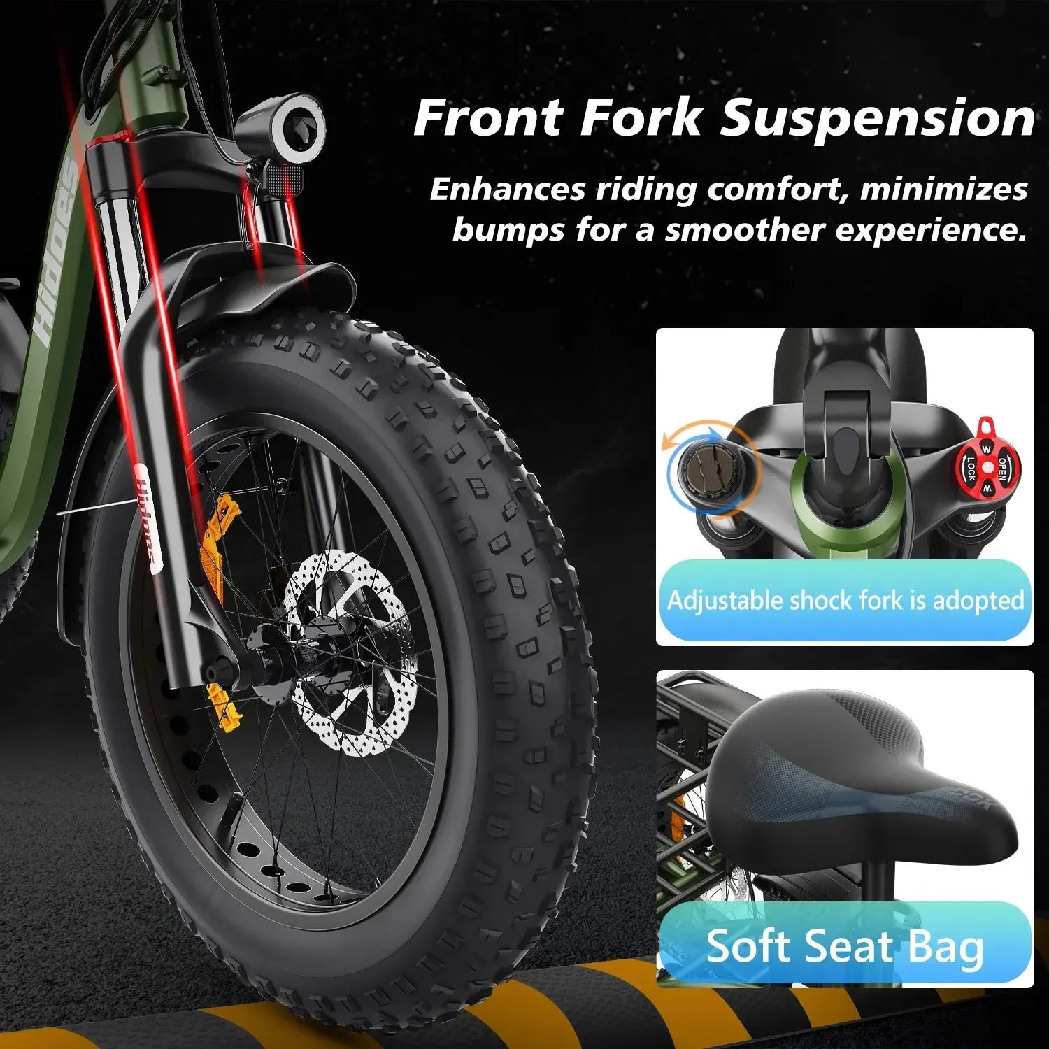 Electro Tricycle 750W Motor 48V20AH Lithium Battery Folding Electric Tricycle Electric Adult 20*4.0 Inch Fat Tire Mountain Ebike Torange