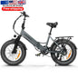 Electric Bike SAMEBIKE LOTDM200-ll Folding 750W Motor 48V13AH Battery E Bike Adult 20*4 In All terrain Fat Tire Electric Bicycle Torange
