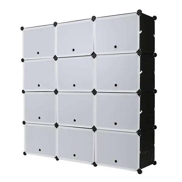 Portable Shoe Rack Organizer 48 Pair Tower Shelf Storage Cabinet Stand Expandable for Heels, Boots, Slippers， 8 Tier Black - Torange
