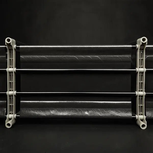 Multifunctional Assembled 3 Tiers 9 Compartments Storage Shelf Black - Torange
